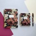 Книжка записная 120 листов А5 линия, в точку, гребень, твердая обложка Art journal Lush Bouquet бежевая бумага, с разделителями 80г/м2 3-567/15 Bruno Visconti 8/48