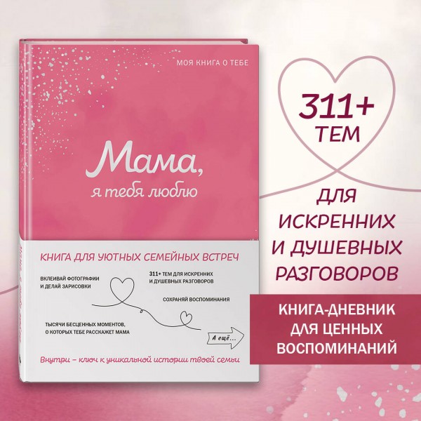 Мама, я тебя люблю! Моя книга о тебе. 