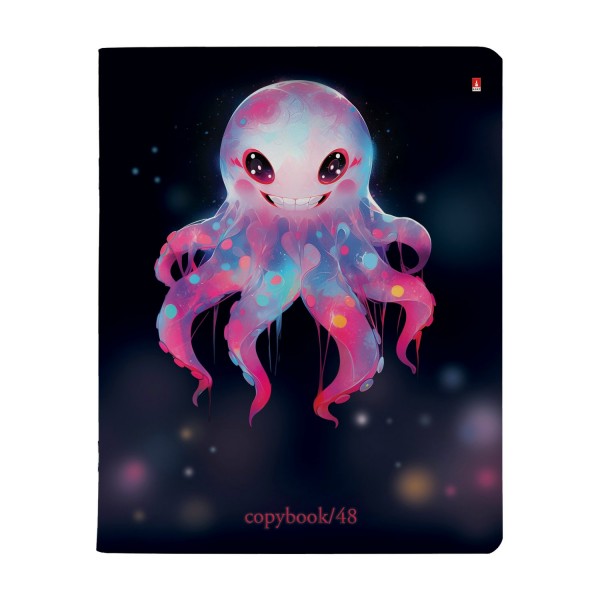 Тетрадь 48 листов А5+ 165х203 клетка OCTOPUS PARTY ассорти матовая ламинация 60г/м2 7-48-1297 Альт 10/60 Тетрадь 48 листов А5+ 165х203 клетка OCTOPUS PARTY ассорти матовая ламинация 60г/м2 7-48-1297 Альт 10/60