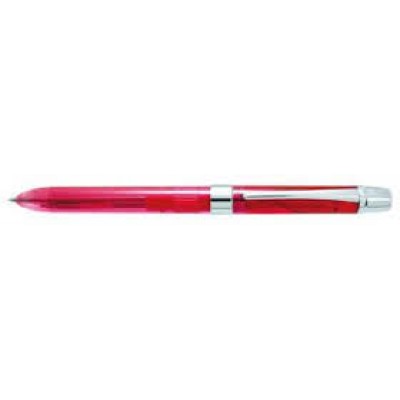 Ручка шарик. авт. 2-цв. + каран. + ластик роз. корп. TF1401-02907WP Penac