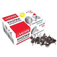 Кнопки канцелярские 50шт 10,5мм оцинкованные 4132403 deVente 10/500