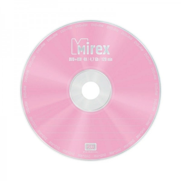 Диск DVD+RW 4.7Gb 4x Slim case UL130022A4S Mirex