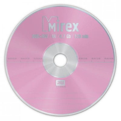 Диск DVD+RW 4.7Gb 4x в бумаж.конверте с окном UL130022A4C Mirex