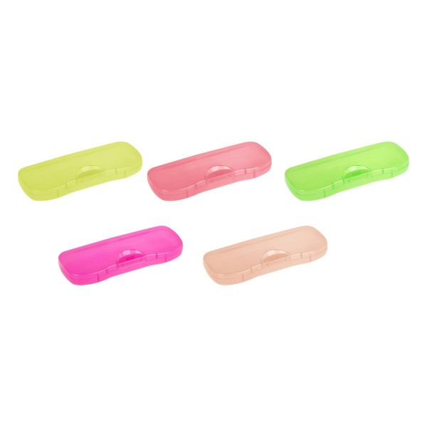 Пенал пластиковый 1 отделение футляр Creative ассорти ПН61 Стамм Пенал пластиковый 1 отделение футляр Creative ассорти ПН61 Стамм