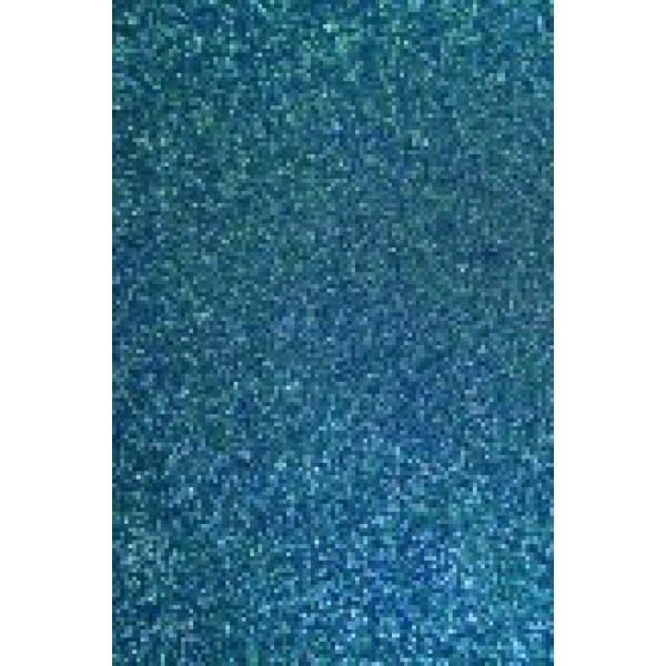 Фоамиран 42х62 2мм глиттерный голубой GL-EVA-010 Волшеб.мастер.