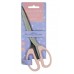 Ножницы канцелярские 21см Slimcut Zefir,  FlowerZefir особо прочные ручки 60-0008 Bruno Visconti 12/144