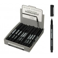 Маркер перманентный для CD UniMark Slim черный 22-0028 Bruno Visconti 10/150