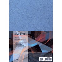 Обложка для переплета А4 100шт 250(230)мкм Delta карт.с тисн.кожа голуб. 4123506 deVente