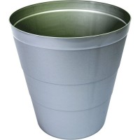 Корзина для бумаг 14л круглая Breif серая 4106507 deVente