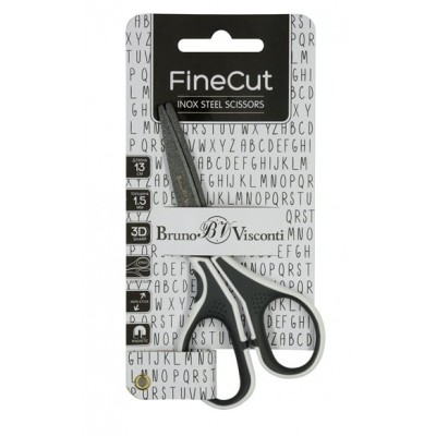Ножницы канцелярские 13см FineCut с тефлоновым покрытием 60-0024 Bruno Visconti