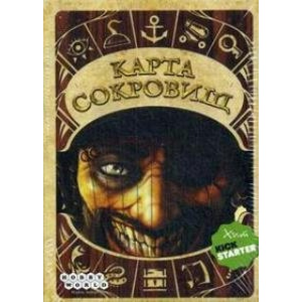 МирХобби Игра 82 ИгрИнтересно Карта сокровищ 1337 Россия