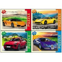 Рыжий кот Пазл 12 Крутые автомобили П12-1555 Россия ассортимент Рыжий кот Пазл 12 Крутые автомобили П12-1555 Россия ассортимент