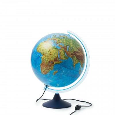 Глобус Двойная карта 320мм физико-политический Евро с подсветкой Ке013200228 Глобен