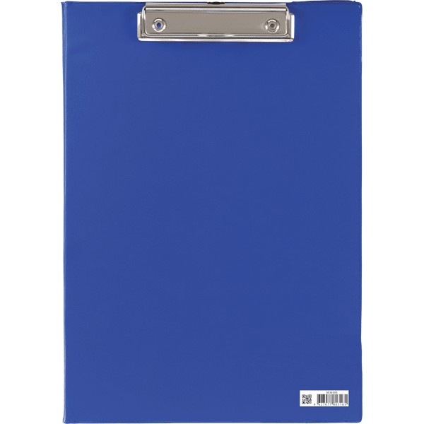 Папка -планшет А4 с прижимом и крышкой полипропилен 1200мкм синяя 3034507 deVente 3/24