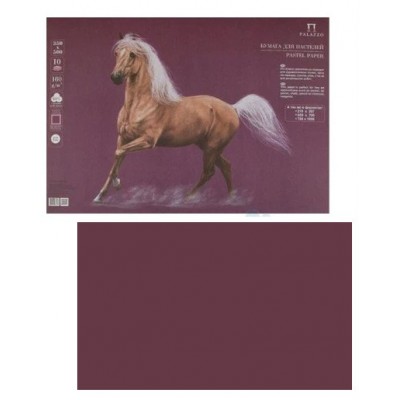 Бумага для пастели В2 50х70 10 листов 160г/м2 Палаццо Blackberry ежевичный БРBb/В2 Лилия  Я05617