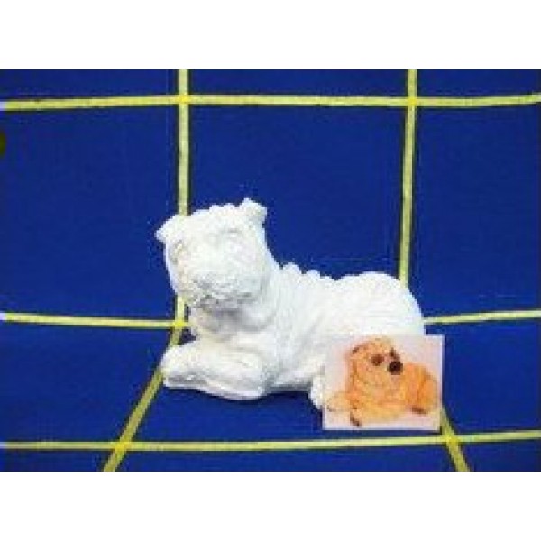 Фигурка гипсовая Бульдог 25
