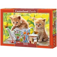 Castor Land Пазл 500  Время чаепития-котята B-52356 Польша