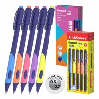 Ручка шариковая ErgoLine Kids Ultra Glide Technology синяя 41539 ErichKrause 10/120/1440