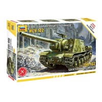 Сборная модель пластиковая Советский истребитель танков ИСУ-122 120 деталей 5054 Звезда
