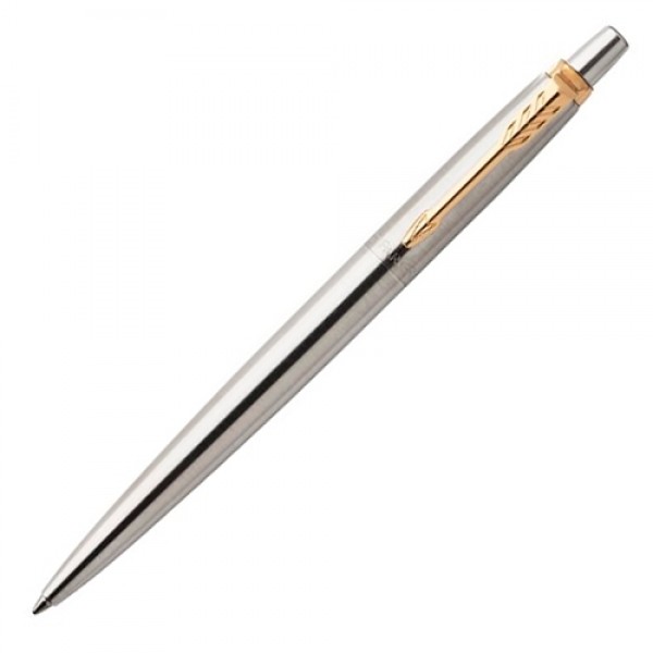 Ручка подарочная шариковая автоматическая K63 Core Stainless Steel GT M 1мм синяя, подарочная упаковка 242276, Р842715 Parker  1953182