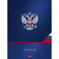 Тетрадь 160 листов А4 на кольцах, клетка, твердая обложка Россия 60г/м2 160ТК4В1_15607 Хатбер 1/10 044099