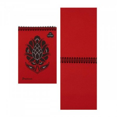 Бумага для пастели Блокнот А3 30л 160г/м2 сп. Premium Red красн. хлопок 40% БРr-6273 Лилия  Я08120