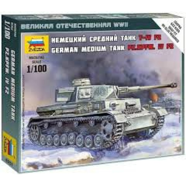 Сборная модель пластиковая Немецкий танк Т-4 F2 6251 Звезда