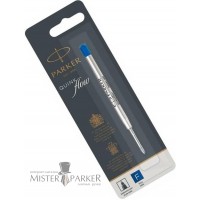 Стержень шариковый 98мм синий 0,8мм металлический PK REF QINKLW BP F BLU BL1/QuinkFlow блистер 241798, Р795759 Parker  1950368