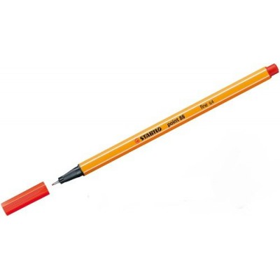 Ручка капилярная Point 88 светло-красная 0,4мм 88/48 Stabilo