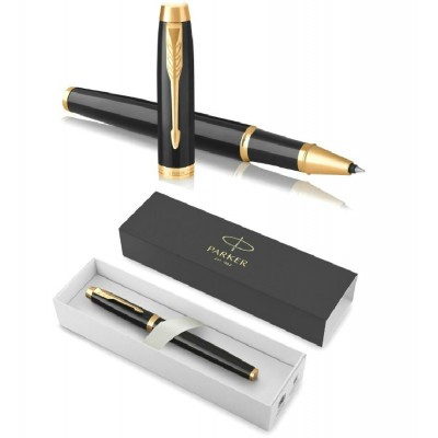 Ручка подарочная роллер IM Black GT черная, 0,7мм Р999309 Parker  1931659