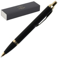 Ручка подарочная шариковая, автоматическая IM Black GT синяя, 1мм Р795334 Parker  1931666