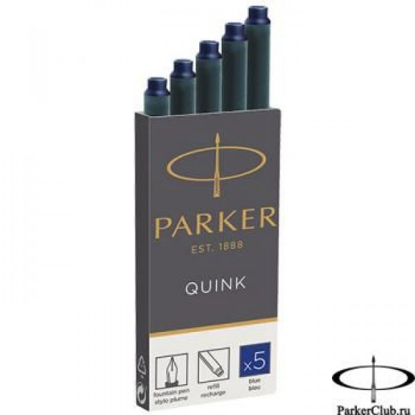 Ампула для ручек чернила синяя PK INK CART BLUE BOX 691264 1950384 Parker (ЦЕНА ЗА 1ШТ) 241788