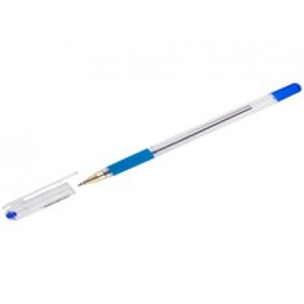 Ручка шариковая MC Gold синяя 1мм рез. грип BMC10-02 MunHwa 12/144/1728 229551