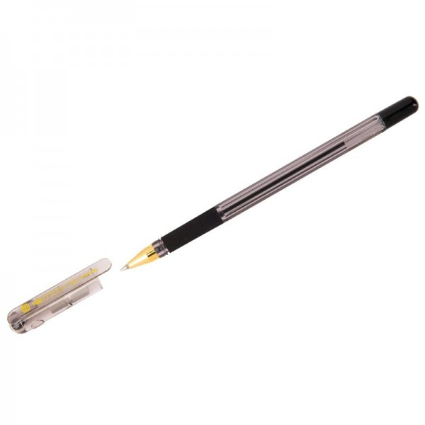Ручка шариковая MC Gold черная 0,7мм резиновый грип BMC07-01 MunHwa 12/144/1728 229552