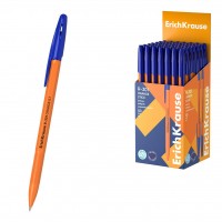 Ручка шариковая R-301 Orange Stick синяя 0,7мм 43194 ErichKrause 50/400/3200