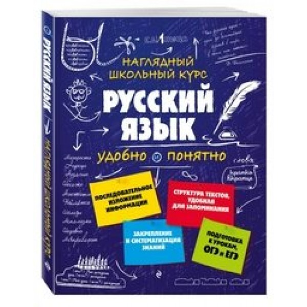 Наглядный школьный курс. Русский язык удобно и понятно. Справочник. Железнова Е.В. Эксмо