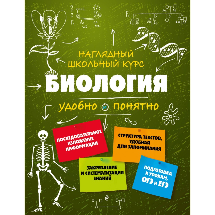 Наглядный школьный курс. Биология удобно и понятно. Справочник. Мазур О.Ч.  Эксмо купить оптом в Екатеринбурге от 306 руб. Люмна