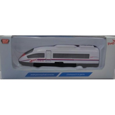 Технопарк Игрушка   Модель. Высокоскоростной поезд. Сапсан/15 см, метал, инерц., откр. двери SB-16-04; SB-16-04-WB(20-1) Китай