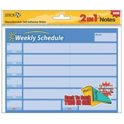 Расписание  Monthly Schedule блок клей 40 листов  Hopax  21301