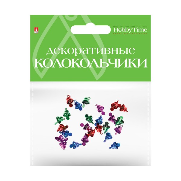 Декор и фурнитура Колокольчики 4 цвета 8мм №13 2-403/13 Альт