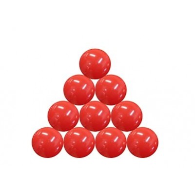 Рыжий кот Игрушка   Набор шаров для сухого бассейна/пластик И-1505 Россия 100 шт/красный