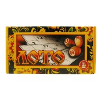 ДесятоеКорол Игра 215  Русское лото/дерев 01729 Россия желтое