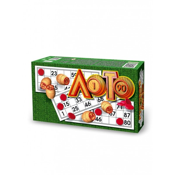 ДесятоеКорол Игра   Русское лото деревянное 00037 --- зеленое