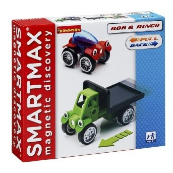 BONDIBON Игрушка  SmartMax Конструктор магнитный. Специальный Роб и Ринго 208 BB0954