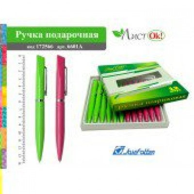 Ручка шариковая Неон 0,7мм 6601А синяя 172566 J.Otten