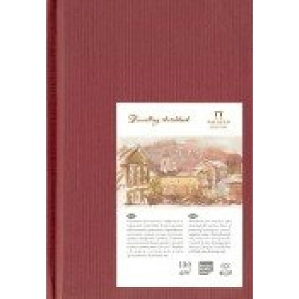 Скетчбук 62 листа А6 105х148 Travelling гранатовый книжный перплет 130г/м2 БЛ-5634 Лилия  Т26005