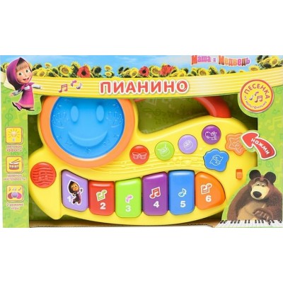 Играем вместе Игрушка   Пианино. Маша и медведь/свет BB325-R2 Китай