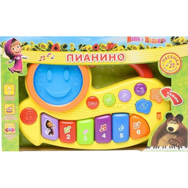 Играем вместе Игрушка   Пианино. Маша и медведь/свет BB325-R2 Китай