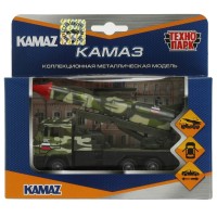 Технопарк Игрушка Машина KAMAZ Ракета 12 см, зеленый камуфляж, металл, открываются двери, инерционная SB-16-69-A-WB Китай Технопарк Игрушка Машина KAMAZ Ракета 12 см, зеленый камуфляж, металл, открываются двери, инерционная SB-16-69-A-WB Китай