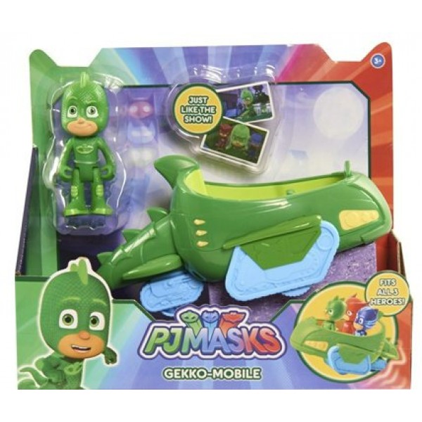 Росмэн Игрушка  PJ Masks Набор. Фигурка и машина Геккомобиль